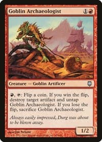 Goblin Archaeologist - Darksteel - Magic: The Gathering card