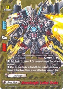 Armorknight Lethal Drake - Golden Buddy Pack ver.E - Future Card BuddyFight card