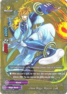 Chain Magic Master, Link - Golden Buddy Pack ver.E - Future Card BuddyFight card