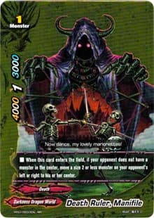 Death Ruler, Manifile - Golden Buddy Pack ver.E - Future Card BuddyFight card