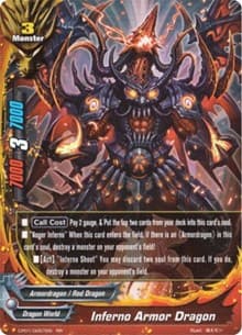 Inferno Armor Dragon - Character Pack Vol.1: Burning Valor - Future Card BuddyFight card