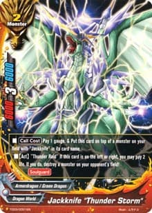 Jackknife "Thunder Storm" - Character Pack Vol.1: Burning Valor - Future Card BuddyFight card