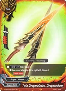 Twin Dragonblades, Dragoanthem - Character Pack Vol.1: Burning Valor - Future Card BuddyFight card