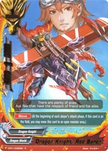 Dragon Knight, Red Baron - Character Pack Vol.1: Burning Valor - Future Card BuddyFight card