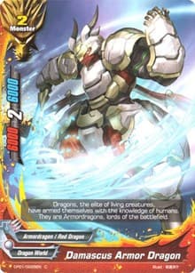 Damascus Armor Dragon - Character Pack Vol.1: Burning Valor - Future Card BuddyFight card
