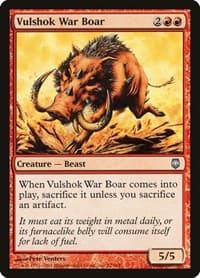 Vulshok War Boar - Darksteel - Magic: The Gathering card