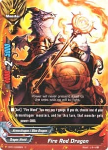 Fire Rod Dragon - Character Pack Vol.1: Burning Valor - Future Card BuddyFight card