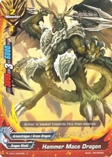 Hammer Mace Dragon - Character Pack Vol.1: Burning Valor - Future Card BuddyFight card