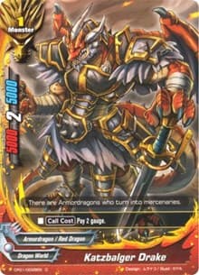 Katzbalger Dragon - Character Pack Vol.1: Burning Valor - Future Card BuddyFight card