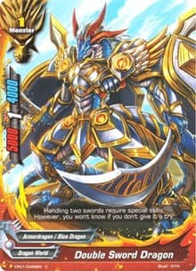 Double Sword Dragon - Character Pack Vol.1: Burning Valor - Future Card BuddyFight card