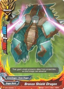 Bronze Shield Dragon - Character Pack Vol.1: Burning Valor - Future Card BuddyFight card