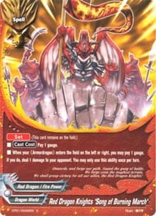 Red Dragon Knights "Song of Burning March" - Character Pack Vol.1: Burning Valor - Future Card BuddyFight card