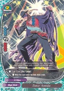 Dance! Asmodai - Trial Deck: Tomorrow! Asmodai - Future Card BuddyFight card