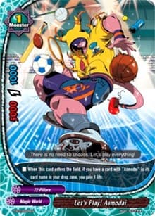 Let's Play! Asmodai - Trial Deck: Tomorrow! Asmodai - Future Card BuddyFight card