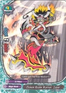 Demon Realm Warrior, Zepar - Trial Deck: Tomorrow! Asmodai - Future Card BuddyFight card