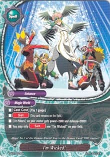 I'm Wicked! - Trial Deck: Tomorrow! Asmodai - Future Card BuddyFight card