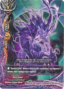 Black Dragon, Death Gracia - Trial Deck: Dark Pulse - Future Card BuddyFight card