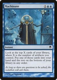 Machinate - Darksteel - Magic: The Gathering card