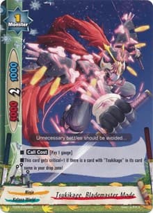 Tsukikage, Blademaster Mode - Trial Deck: Ninja Onslaught - Future Card BuddyFight card