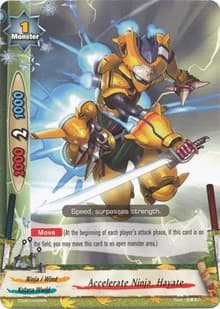 Accelerate Ninja, Hayate - Trial Deck: Ninja Onslaught - Future Card BuddyFight card