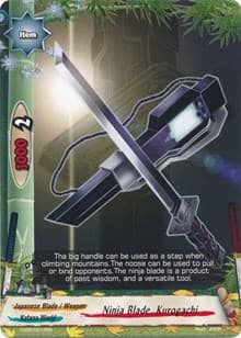 Ninja Blade, Kurogachi - Trial Deck: Ninja Onslaught - Future Card BuddyFight card