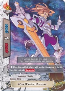 Silver Warrior, Quenzwei - Trial Deck: Braves Explosion - Future Card BuddyFight card