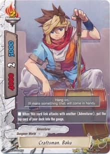 Craftsman, Baku - Trial Deck: Braves Explosion - Future Card BuddyFight card