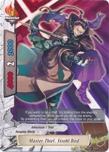 Master Thief, Strohl Bird - Trial Deck: Braves Explosion - Future Card BuddyFight card