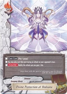 Divine Protection of Shalsana - Trial Deck: Braves Explosion - Future Card BuddyFight card