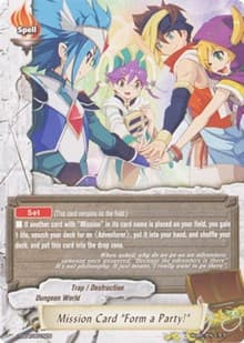 Mission Card "Form a Party!" - Trial Deck: Braves Explosion - Future Card BuddyFight card