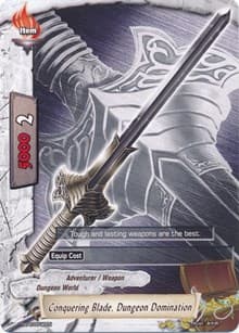 Conquering Blade, Dungeon Domination - Trial Deck: Braves Explosion - Future Card BuddyFight card