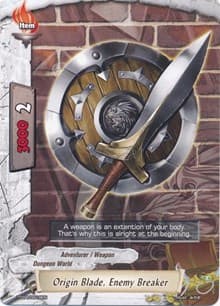 Origin Blade, Enemy Breaker - Trial Deck: Braves Explosion - Future Card BuddyFight card