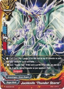 Jackknife "Thunder Storm" - Trial Deck: Dragonic Force - Future Card BuddyFight card