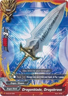 Dragonblade, Dragobrave - Trial Deck: Dragonic Force - Future Card BuddyFight card