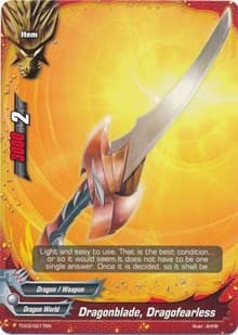 Dragonblade, Dragofearless - Trial Deck: Dragonic Force - Future Card BuddyFight card
