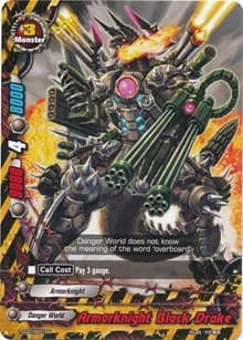 Armorknight Black Drake - Trial Deck: Savage Steel - Future Card BuddyFight card