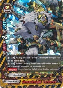 Armorknight Cerberus (Foil) - Trial Deck: Savage Steel - Future Card BuddyFight card