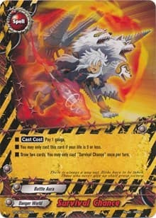 Survival Chance - Trial Deck: Savage Steel - Future Card BuddyFight card