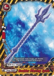 Boulder Piercing Spear - Trial Deck: Savage Steel - Future Card BuddyFight card