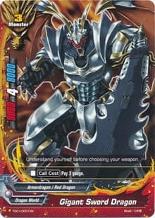 Gigant Sword Dragon - Trial Deck: Dominant Dragons - Future Card BuddyFight card