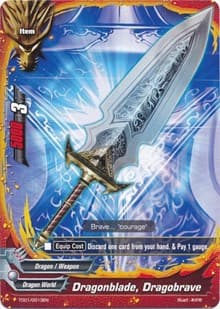 Dragonblade, Dragobrave - Trial Deck: Dominant Dragons - Future Card BuddyFight card