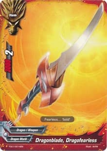 Dragonblade, Dragofearless - Trial Deck: Dominant Dragons - Future Card BuddyFight card