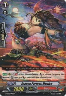 Dragon Partner, Monica - G-Legend Deck Vol.2: The Overlord Blaze - Cardfight Vanguard card