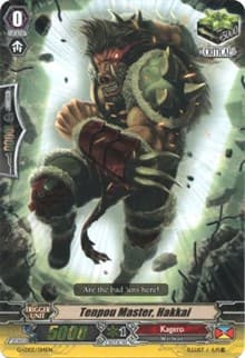 Tenpou Master, Hakkai (RRR Foil) - G-Legend Deck Vol.2: The Overlord Blaze - Cardfight Vanguard card