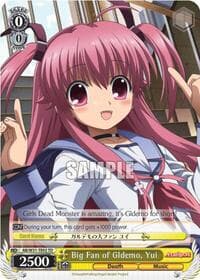 Big Fan of Gldemo, Yui - Angel Beats! Re:Edit - Weiss Schwarz card