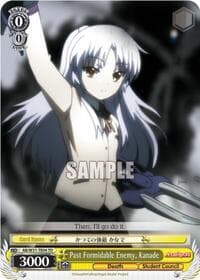Past Formidable Enemy, Kanade - Angel Beats! Re:Edit - Weiss Schwarz card