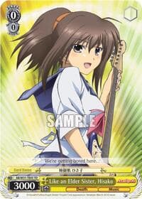 Like an Elder Sister, Hisako - Angel Beats! Re:Edit - Weiss Schwarz card