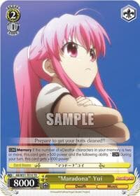 "Maradona" Yui - Angel Beats! Re:Edit - Weiss Schwarz card
