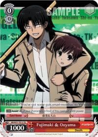 Fujimaki & Ooyama - Angel Beats! Re:Edit - Weiss Schwarz card