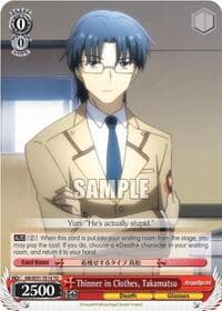 Thinner in Clothes, Takamatsu - Angel Beats! Re:Edit - Weiss Schwarz card
